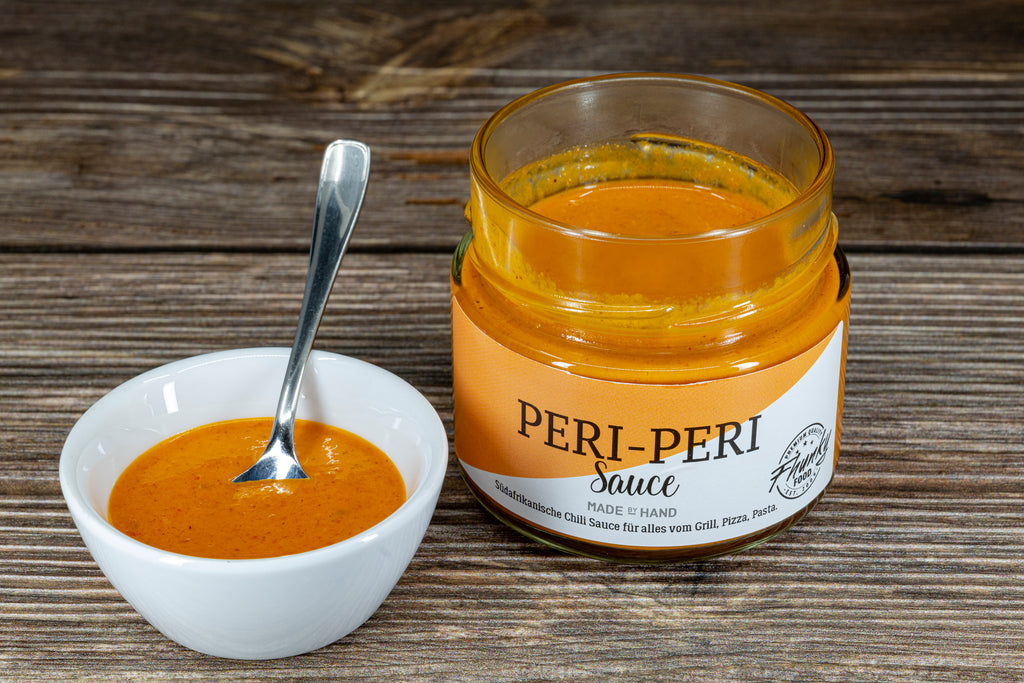 Peri Peri Sauce von Fhunky Food - Premium Gourmet-Sauce mit feurigen Chilis und Gewürzen