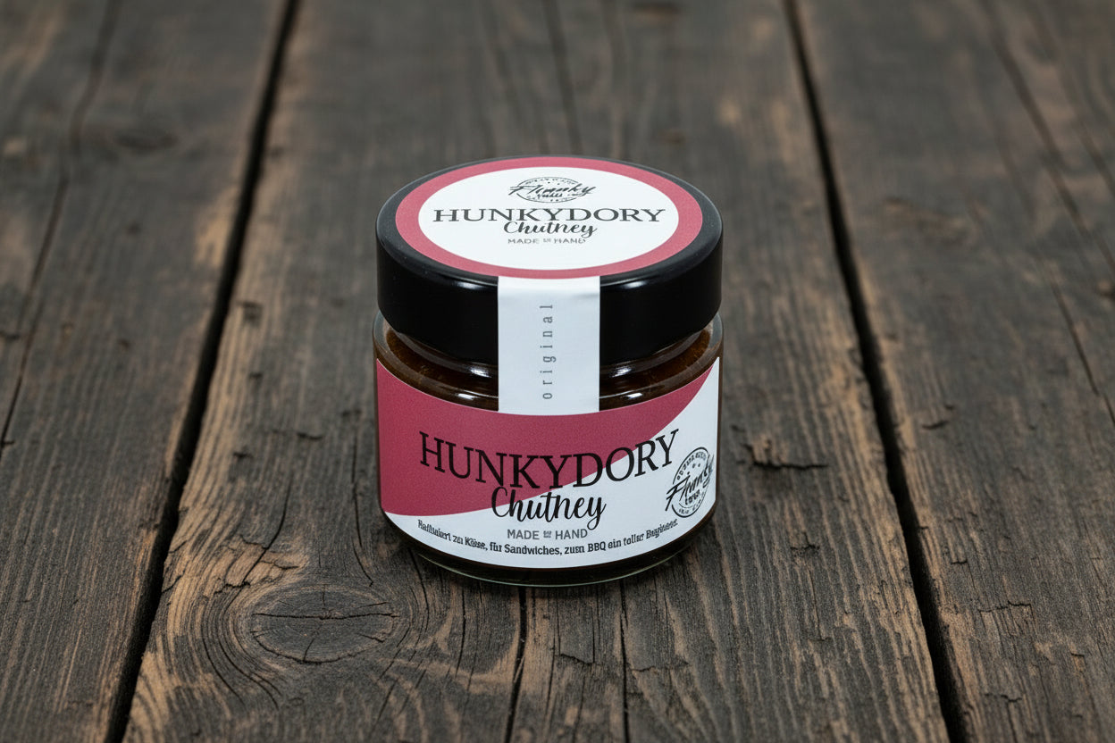 Fhunky Hunkydory Chutney - Handgemachtes Frucht-Chutney mit erlesenen Zutaten