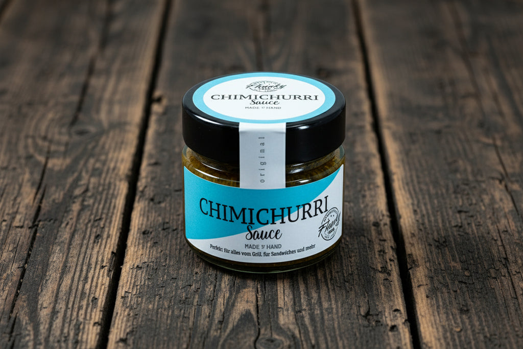 Fhunky Chimichurri - Handgemachte argentinische Sauce mit frischen Kräutern und Olivenöl
