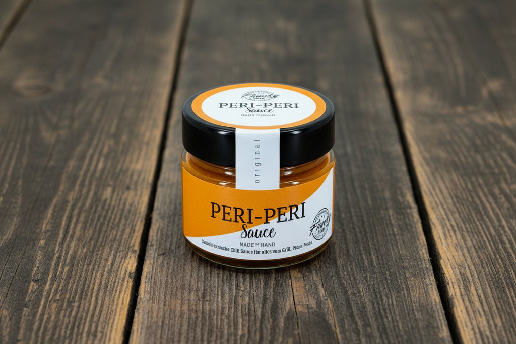 Fhunky Peri Peri Sauce - Handgemachte scharfe Sauce für Grillgerichte, Marinaden und mehr