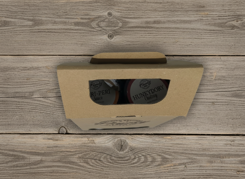 Fhunky Food Geschenkset mit Premium-Saucen - Perfekt für Feinschmecker und Geniesser.
